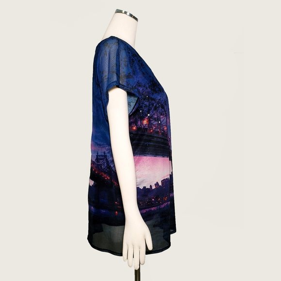 Style&co. Landscape Top - Picture 4 of 8